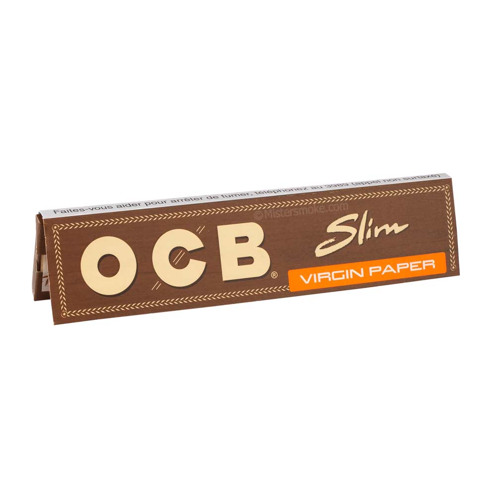 Virgin Unbleached Slim Rolling Papers  Slim